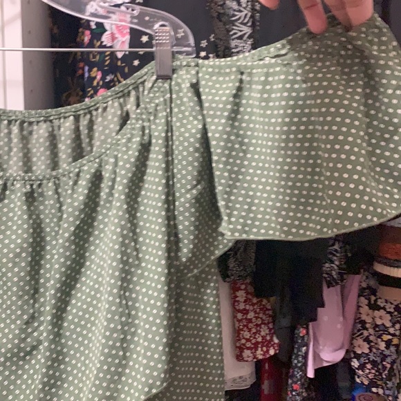 Plus Polka Dot Bardot Romper - Picture 4 of 9